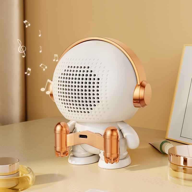 Astronaut Wireless Bluetooth Speaker Tws Couplet Cute Cool Gift Audio